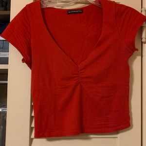 Brandy Melville Red Gina Top